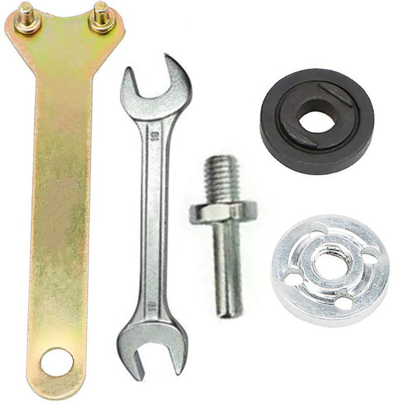 Kiesh DA015 10mm Shank Arbor Mandrel Electric Drill Variable Angle Grinder Adapter Connecting Rod Round Handle Converter Set for Grinder Cut Off Wheels Disc