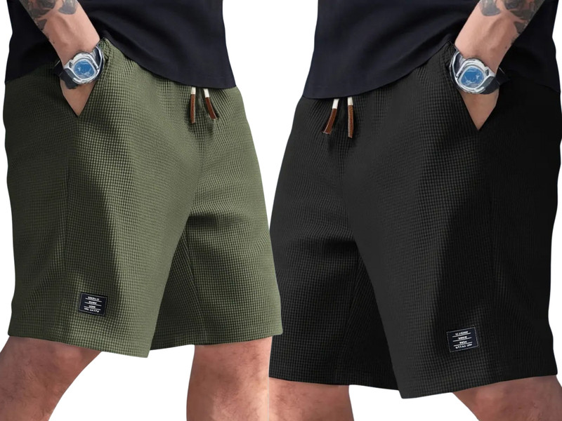 sti Self Design Men Multicolor Regular Shorts