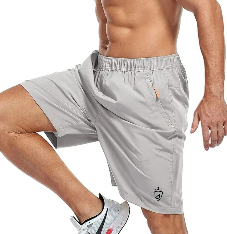 CROSS SPIRIT Solid Men Grey Sports Shorts