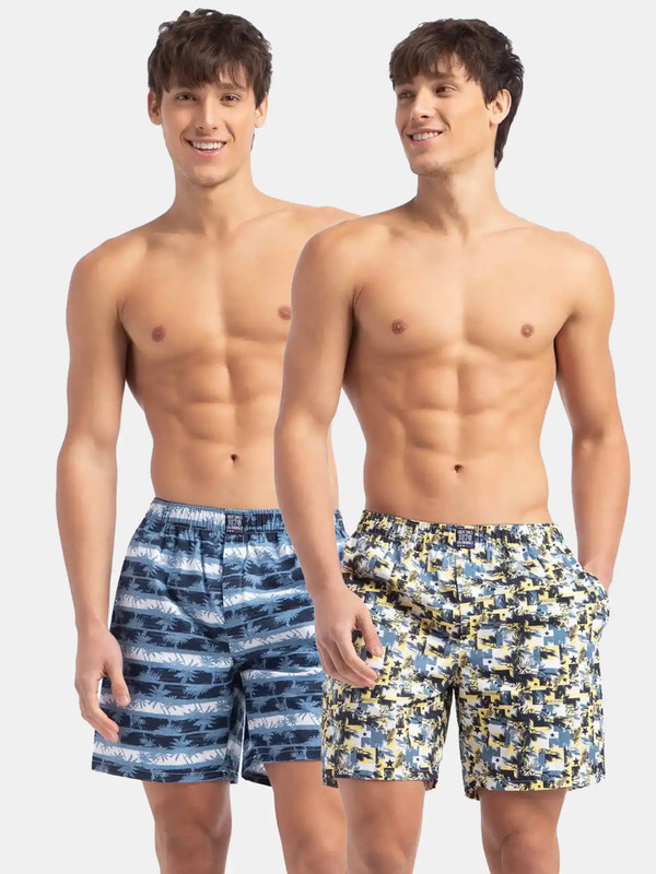JOCKEY Printed Men Multicolor Boxer Shorts