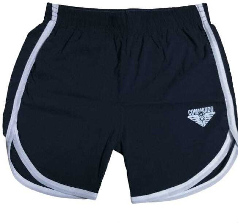SKUs Striped Men Blue Running Shorts