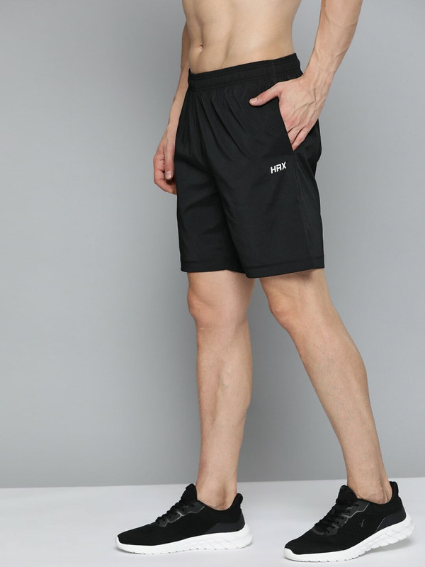 HRX by Hrithik Roshan Solid Men Black Sports Shorts