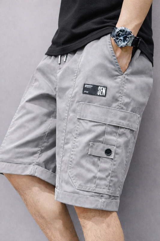 KIDVIDA Solid Men Multicolor Cargo Shorts