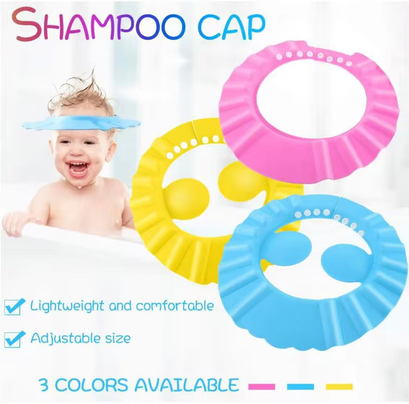 FUZAC Boys and Girls Adjustable Shower Cap for kids