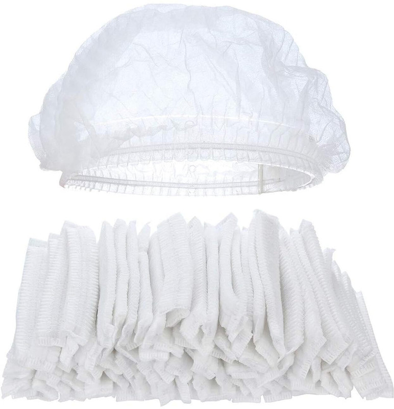 KAPGGRILA Shower Cap Pack of 80 | Waterproof Reusable Caps for Men & Women