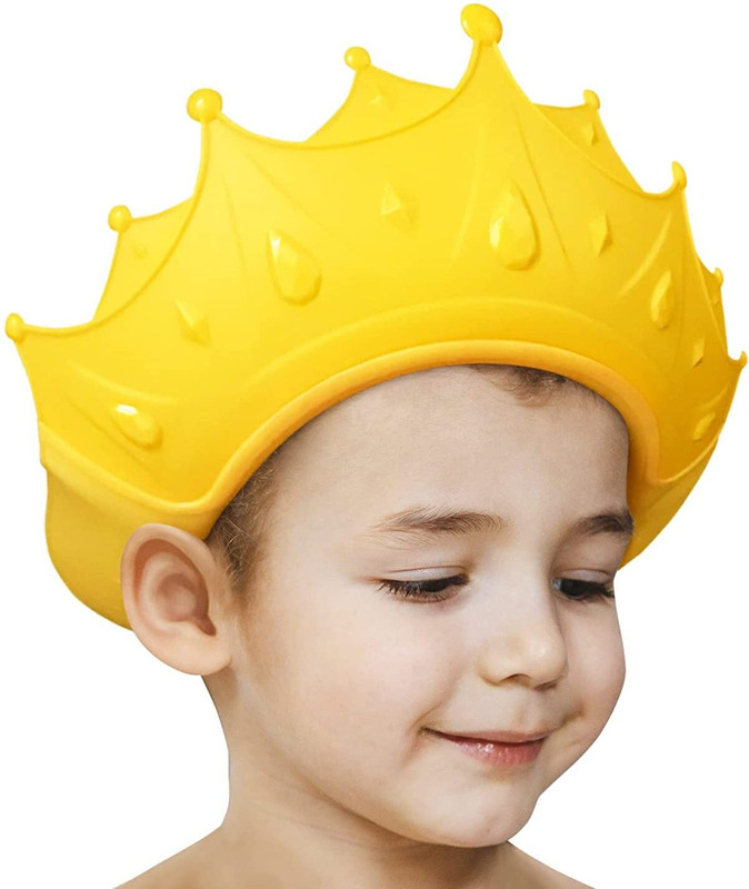 Riverleaf Adjustable Infant Bathing Crown Shield for Safe Shampooing