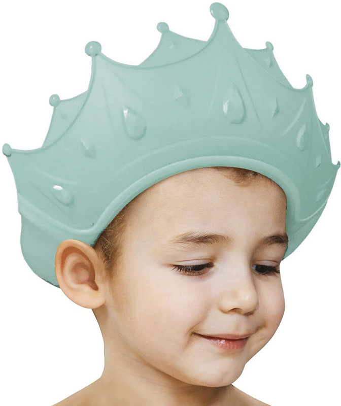VinitEnterprise Waterproof Baby Shower Shield Crown Visor for Infants