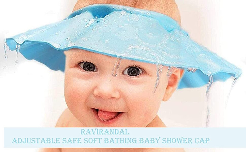 Ramya Baby Safe & Soft Shower CapBaby Shower Cap Adjustable Safe Soft