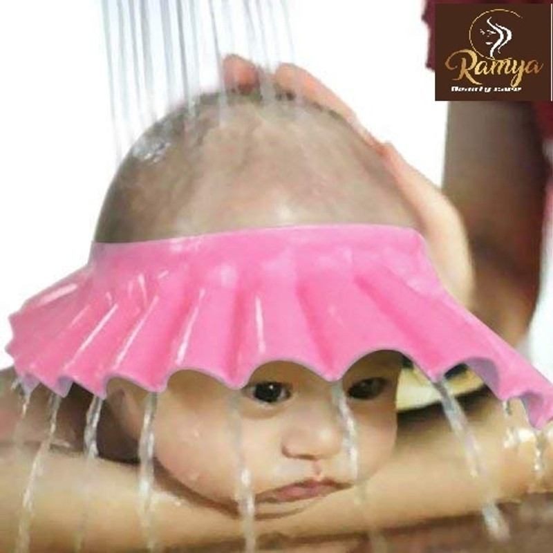 Ramya Baby Safe & Soft Shower CapBaby Shower Cap Adjustable Safe Soft