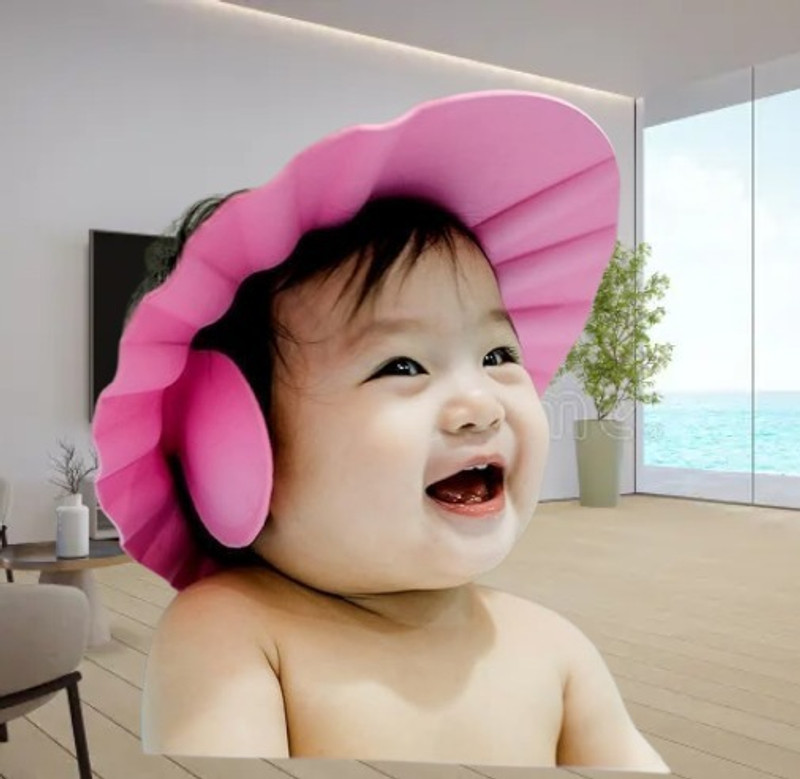 VALORACE Children Baby bath Shower Cap,Bath Visor hat for Eye Ear wash Protectin