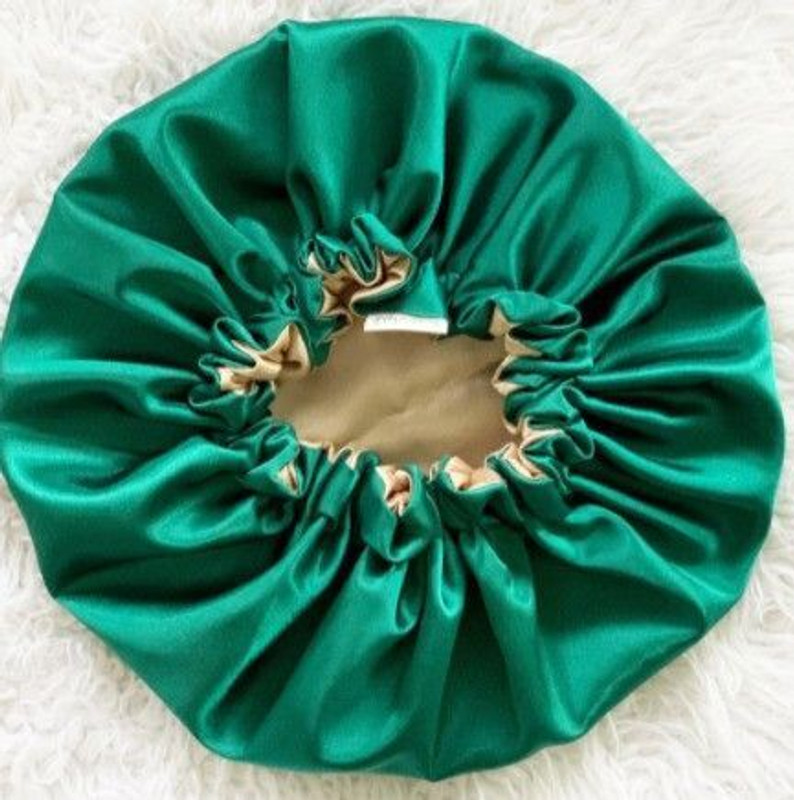 AGASTI Large Satin Sleep Cap Silk Elastic Night Sleeping Hat Bonnet Head Cover with Hair Bonnet for Women