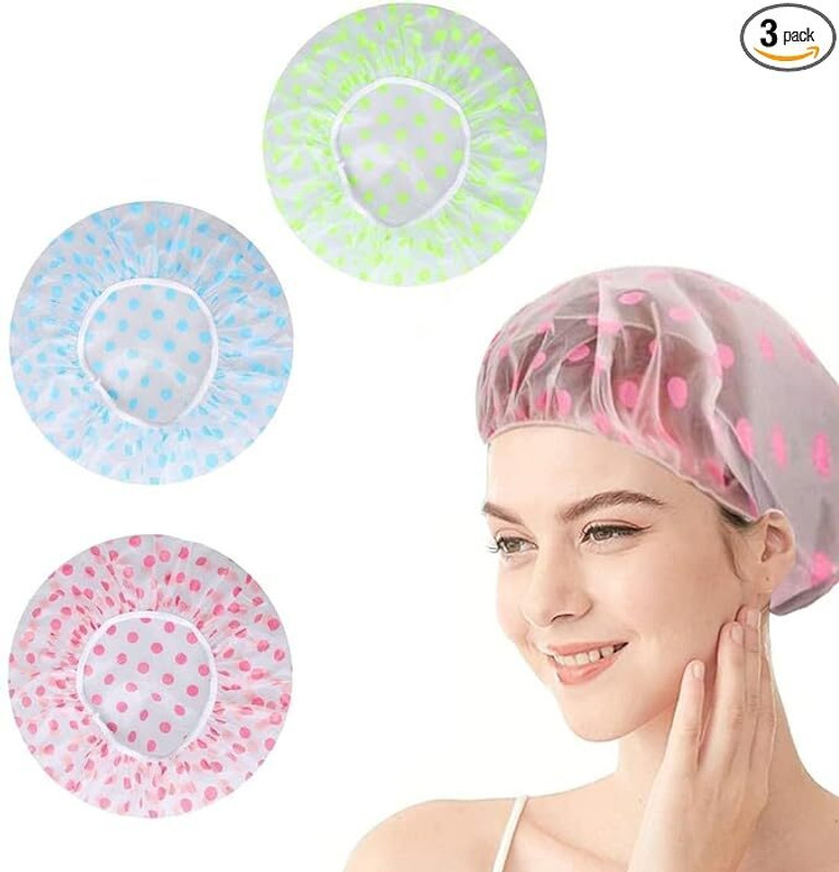 xrock Reusable Elastic WaterProof Shower Parlors Cap Homes Spas