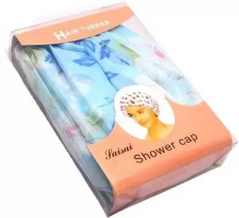 Ligament Blue Multicolor Shawer Cap 4