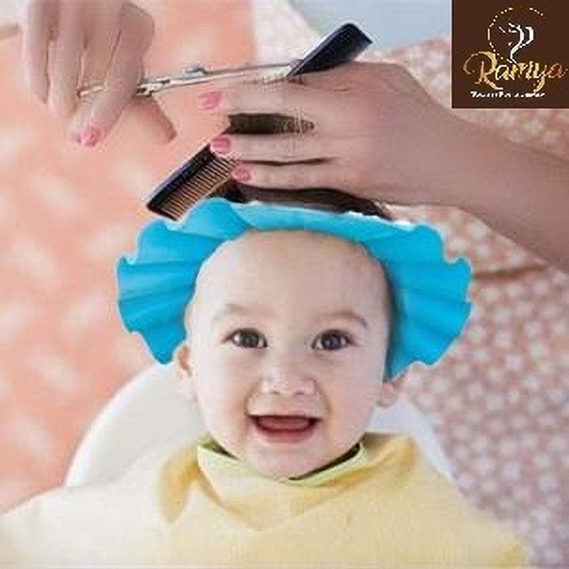 Ramya beauty care Boy Baby Shower Cap | Child Kids Bath Cap | Baby Head Protector Cap