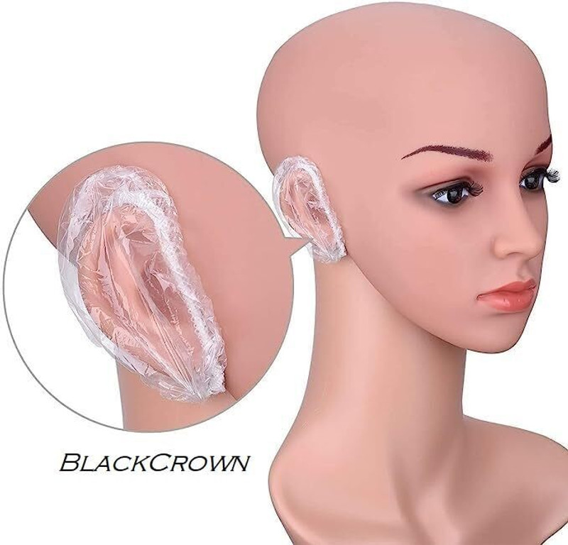 ND BROTHERS Ear Cover for Shower 100 Pcs, Waterproof Ear Protector, Ear Shower Caps ND168
