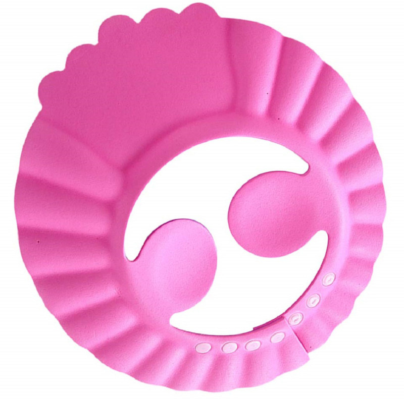K2J 1-3 Year Babies Soft Visor Eye/Ear Protector Wash Hair Bathing Baby showe cap