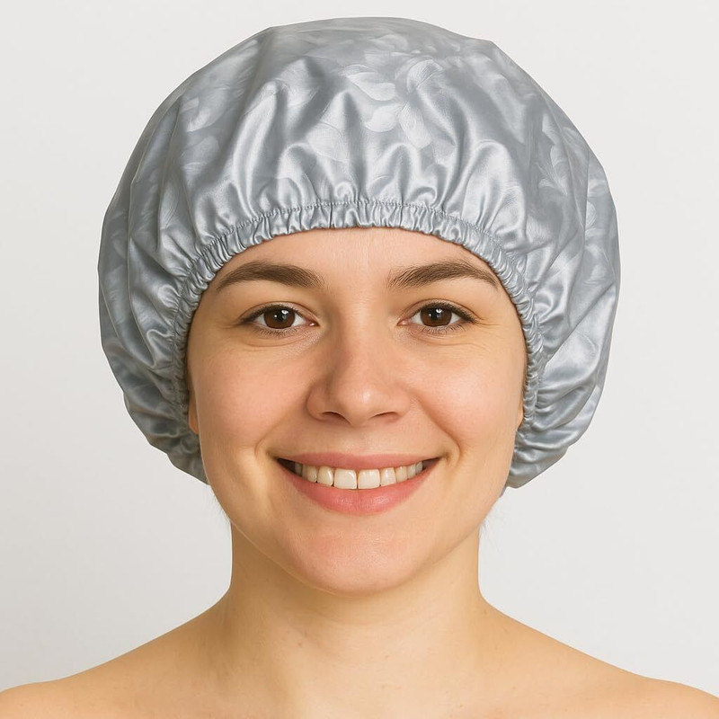 HGC Reusable Waterproof Elastic Eva Free-Size Bathroom Shower Caps