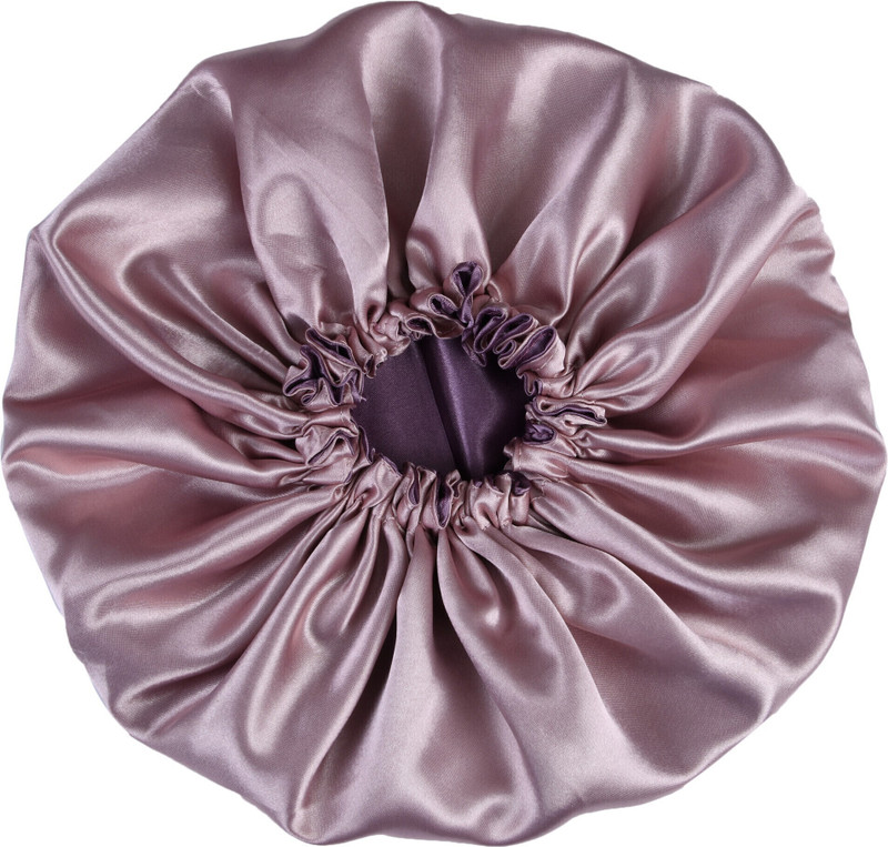 NNR Silk Satin Hair Bonnet|Reversible Double Layered Sleep Cap Night Hat for Women