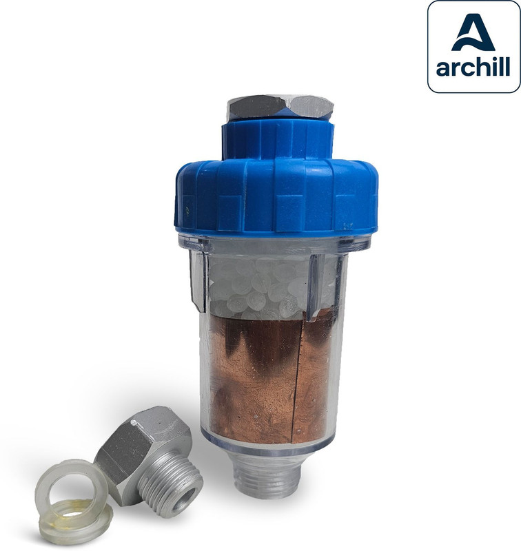 ARCHILL by Archill water softner for shower with copper Media Filter Cartridge(0.05, Pack of 1)