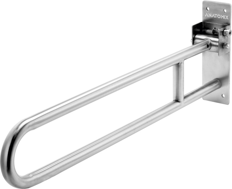 ANATOMIX FGB - 302 Stainless Steel Grab Bar 30 inch (Safety Toilet Support Rail) Folding Shower Grab Bar(Satin Finish 76 cm)