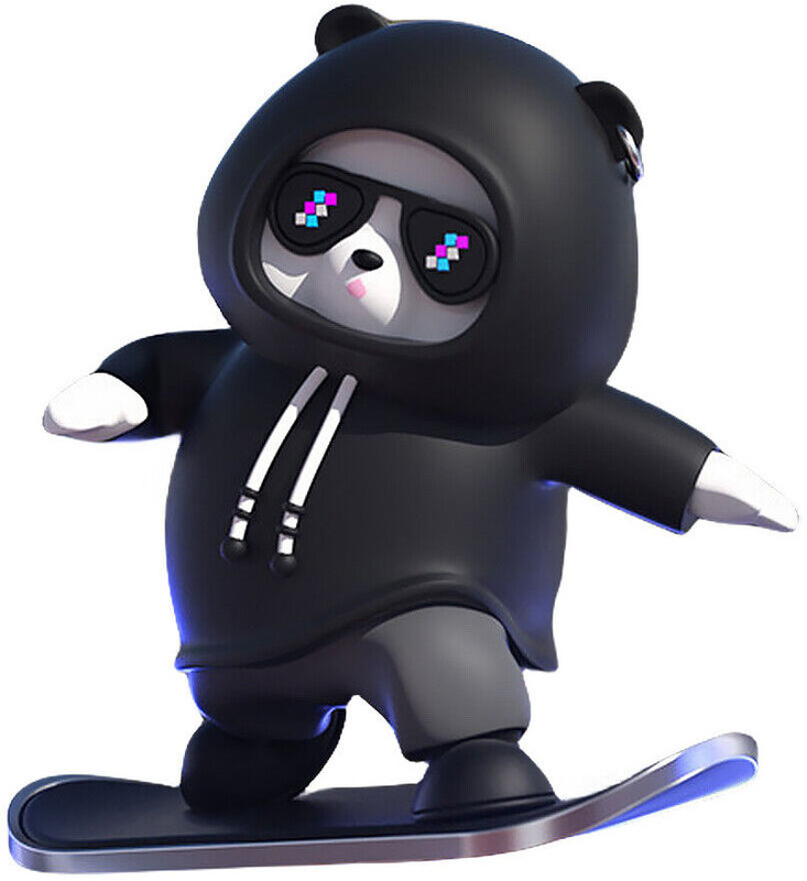 swabs New Car Ornament - Skateboarding Bear Car Dashboard Cover(Land Rover Indica eV2 Emax CNG GLS)