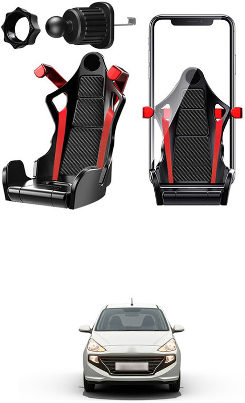 LOVMOTO Stylish Racing Chair-Style Mobile Holder for Car Cellphone Stand Air Vent SG91 Car Dashboard Cover(Hyundai Santro)