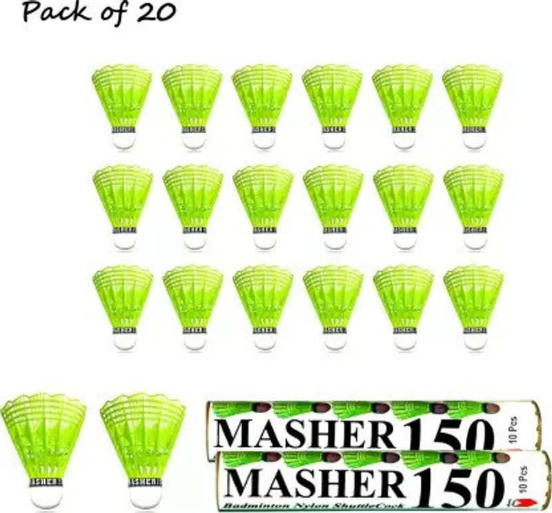 RRTraders 20 Shuttle green Plastic Shuttle  - Green(Medium, 77, Pack of 20)