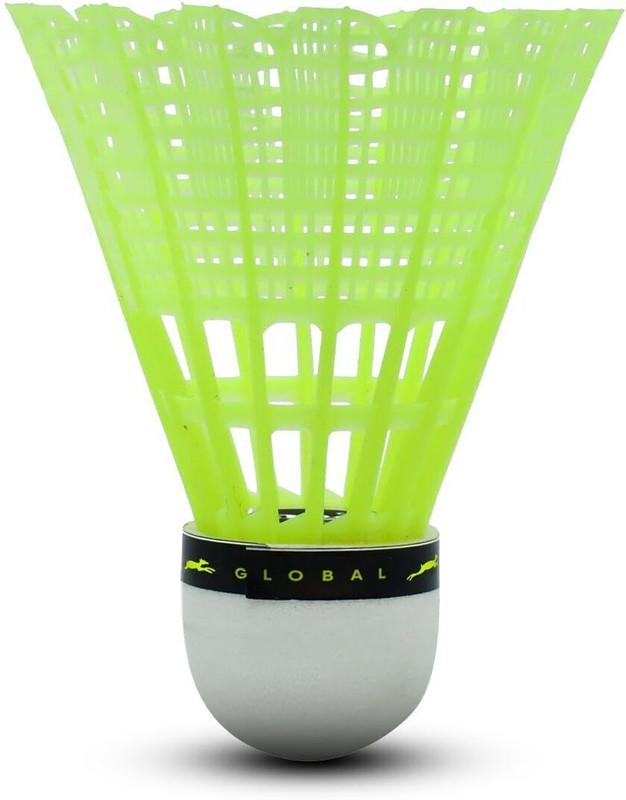 STAG Nylon Shuttlecock For Beginners | Superior Durability shuttlecocks for Beginners Nylon Shuttle  - Green(Medium, 77, Pack of 20)