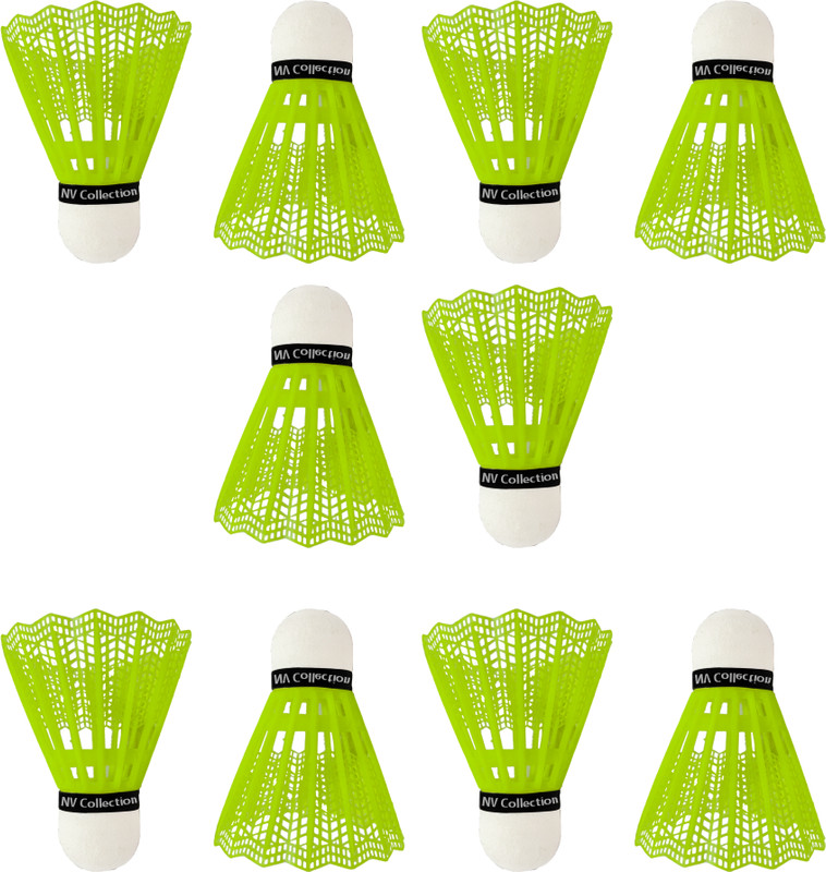 NV COLLECTION Advanced Training Grade Plastic Shuttle – All-Weather Use Plastic Shuttle  - Multicolor(Medium, 77, Pack of 10)