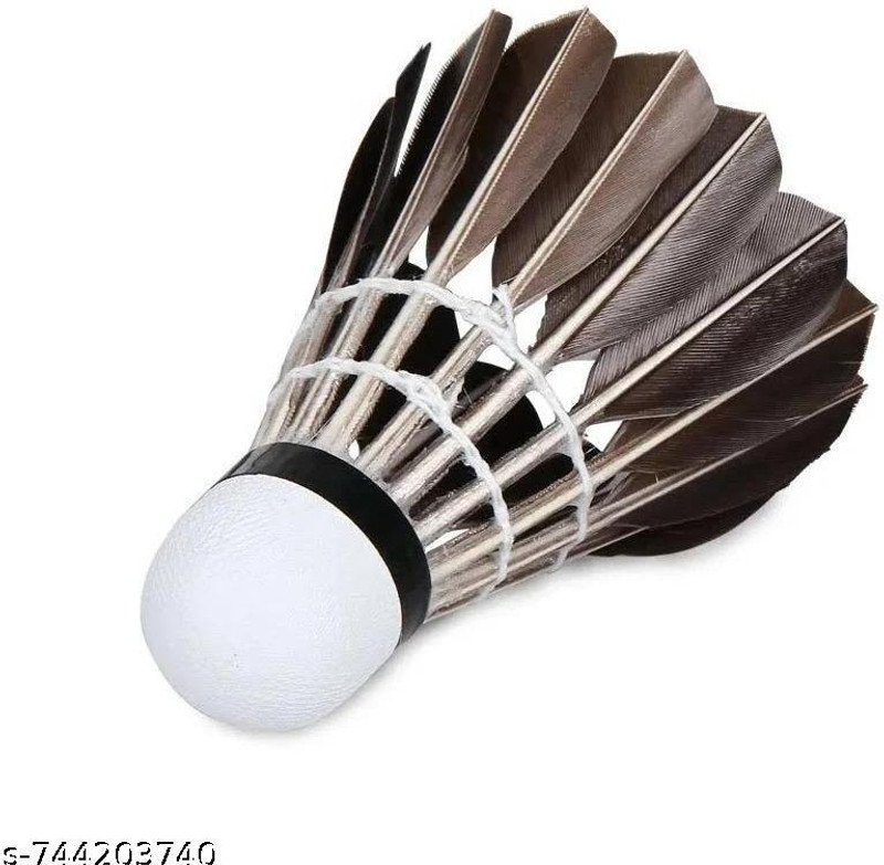 jenric Shuttlecock Feather Shuttle  - Black(Fast, 79, Pack of 6)