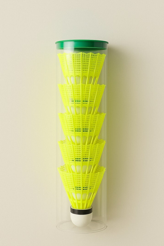 RD Brothers RDB-NYLSHUT-01 Nylon Shuttle - Yellow(Slow, 75, Pack of 1)