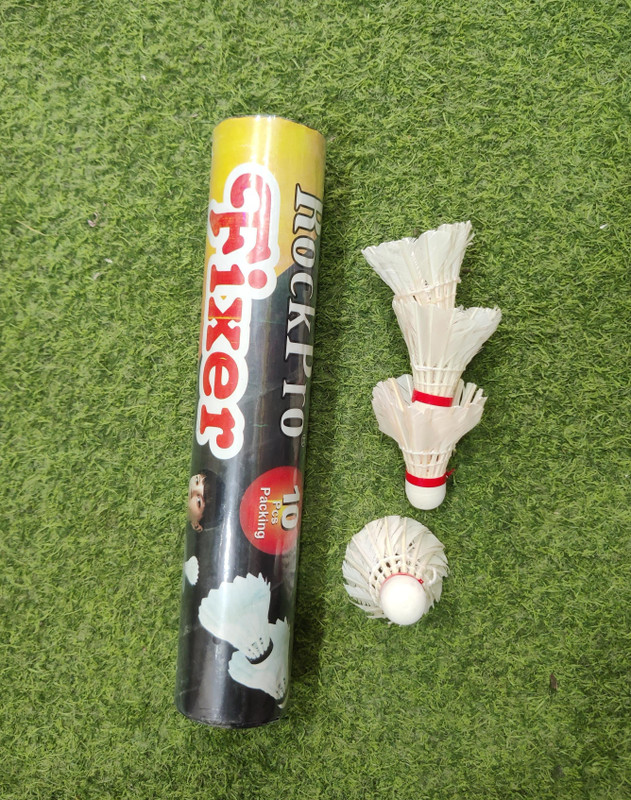 ROCKPROSPORTS fixer Feather Shuttle  - White(Slow, 75, Pack of 10)