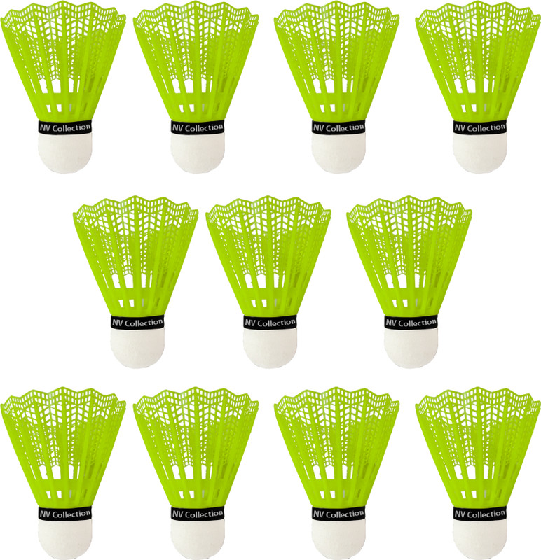 CTC CREATION Advanced Level Plastic Shuttle – Suitable for Indoor & Outdoor Practice Plastic Shuttle - Multicolor(Medium, 77, Pack of 10)