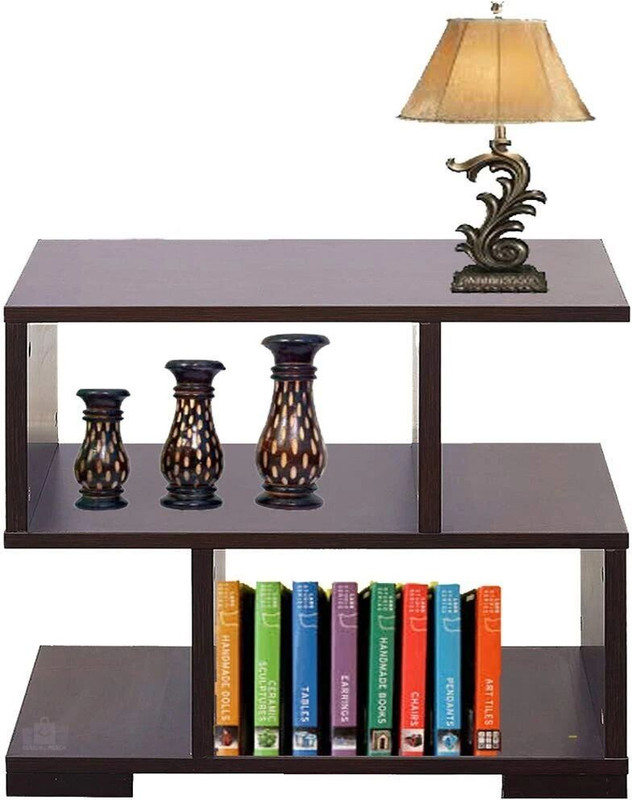 SearchForMerch MDF Bed side, Brown & Black Matte Finish Engineered Wood End Table(Finish Color - Brown, DIY(Do-It-Yourself))