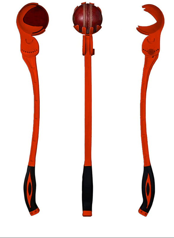 Dinetic Side Arm Ball Thrower for Cricket! Adjustable Robo Cricket Arm Sidearm Ball Thrower(Orange)