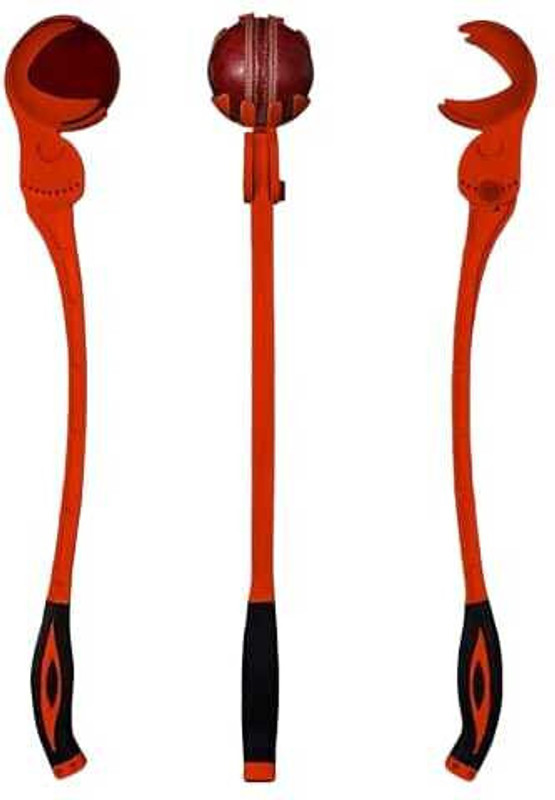 HACKERX Adjustable Robo Cricket Arm with Advanced Finger-Cup Design for Batting Practice Sidearm Ball Thrower(Orange)