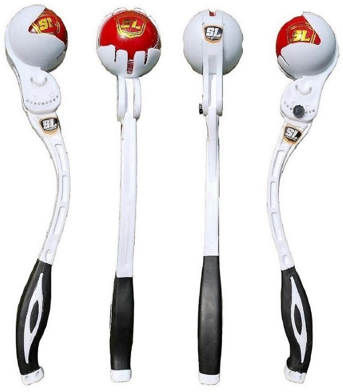 SL (A shrilaxmi product) Adjustable Robo Cricket Arm Thrower for Leather & Tennis Balls Sidearm Ball Thrower(White)