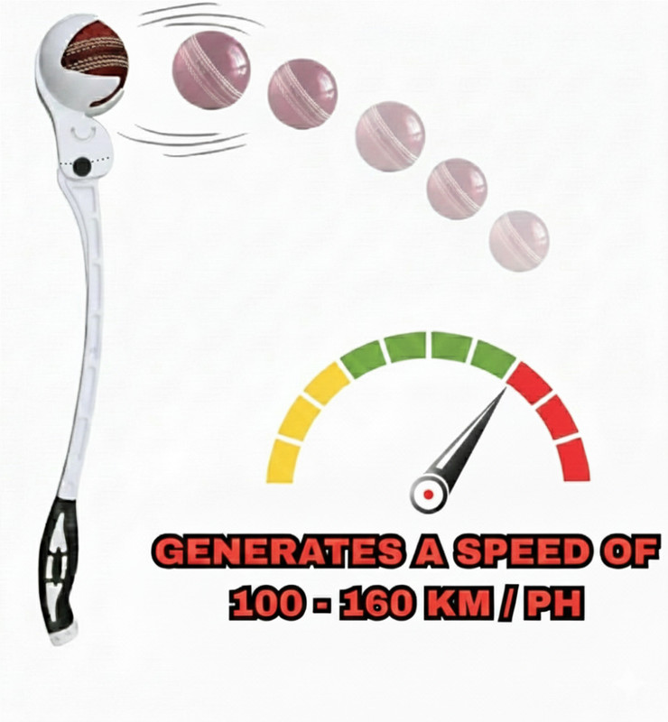 Fyinkart Fyinkart Cricket Sidearm Ball Thrower(White)