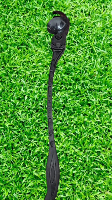 Etahmart Black Cricket Side Arm Adjustable Ball Thrower for Batting & Fielding Practice Sidearm Ball Thrower(Black)