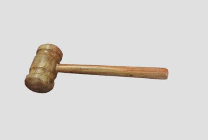 MDSPORTS Md Sports Cricket Knocking wood Mallet hammer bat Prepration Sidearm Ball Thrower(Yellow)