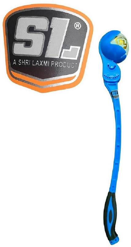 SL (A shrilaxmi product) Cricket Adjustable Side Arm Thrower with Club White Leather Ball Pack Sidearm Ball Thrower(Black)