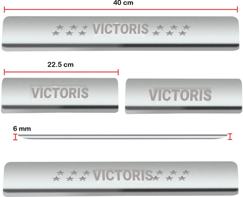 INDMOTIVE VICTORIS CAR FOOT STEP /SILL PLATE /FOOT PATTI / VICTORIS DOOR SILL GUARD Door Sill Plate