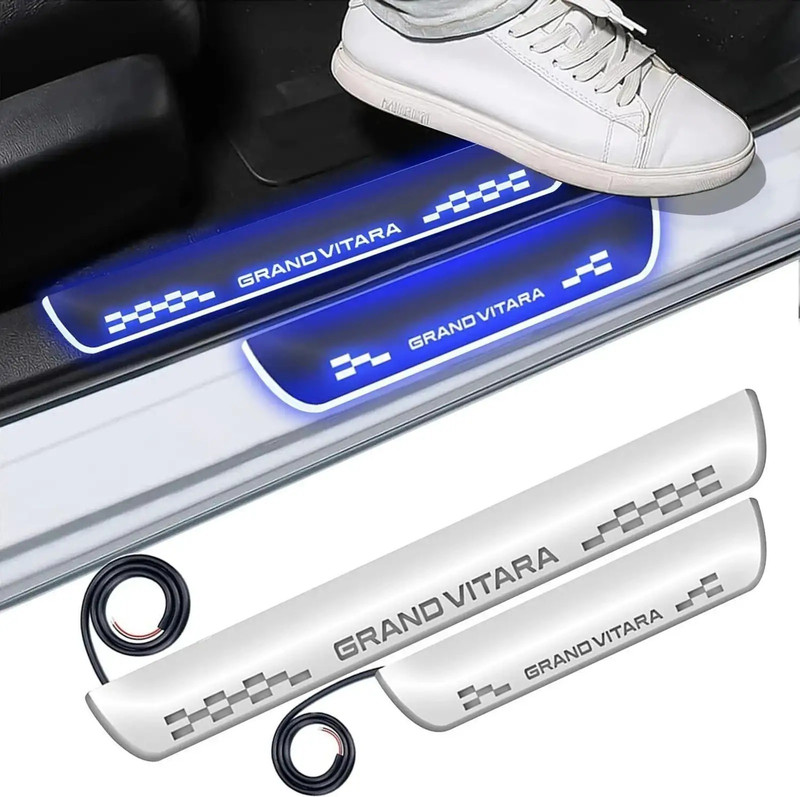 ASHAUTO GRAND VITARA PLASTIC PLATE CAR DOOR ( 4 PCS ) Door Sill Plate