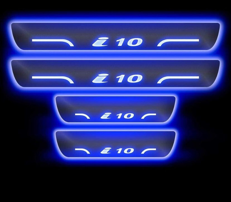 RohanEshop Hyundai i10 Car Door Foot Step Sill Plate Name Plate Old Model i10 Door Sill Plate