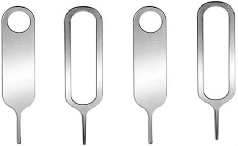 ELECOVER 2PCS Sim card Tray Opener Pin For All mobile phone Sim Adapter(Steel)