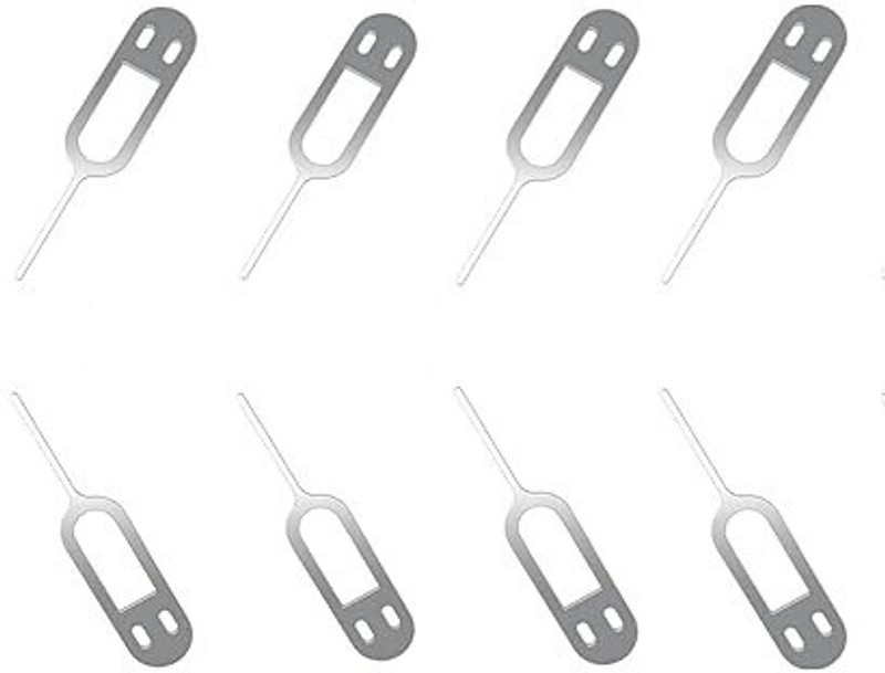 ZENIFY Sim Card Key Open Tray Remover Sim Eject Needle Pin Key Tool Sim Adapter(Metal)