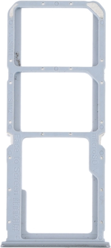 anonbasics Sim Card Tray(Compatible With Oppo A16/A16S Silver)