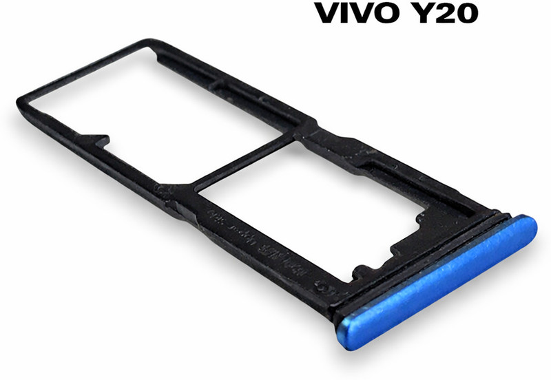amox Sim Card Tray(Compatible With Vivo Y20 SIM tray (Blue) | Replacement SIM Slot for Vivo Y20 / Y20i / Y20G)