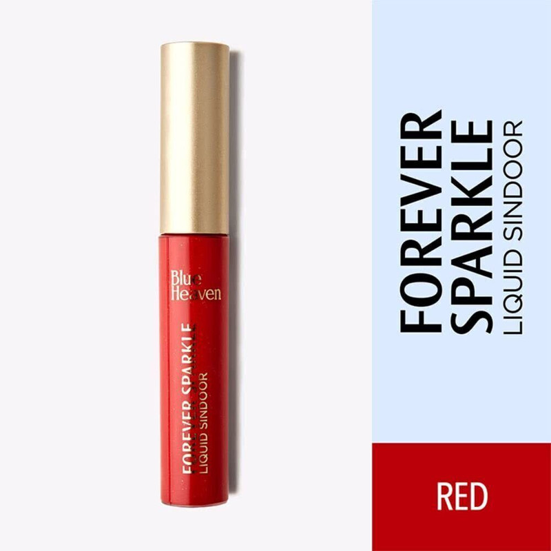 BLUE HEAVEN Forever Sparkle Sindoor 8ml Liquid(Red)