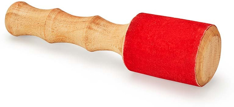 Sarveda Wooden Mallet-Wide-Red Singing Bowl Stick